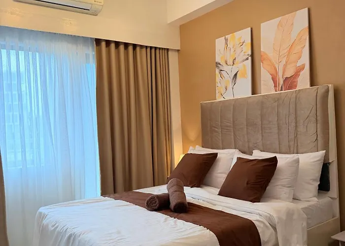 Condotel At Shore Residences In Sm Moa, Smx, Arena Near Airport Appart hôtel